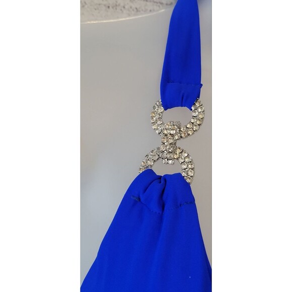Crystal Diamond Straps Beach Bikini Sz L - Picture 5 of 7